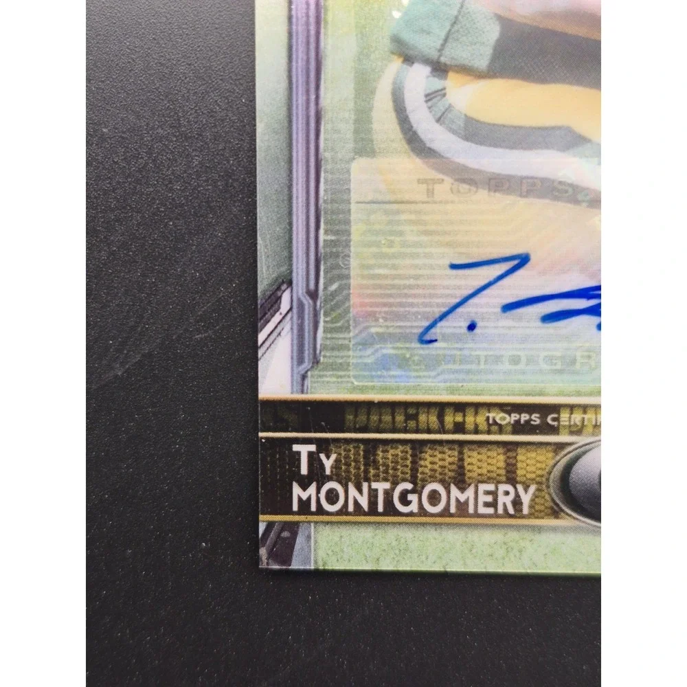 2015 Topps Chrome Ty Montgomery #119 Rookie Autographs (AU) (RC) Packers
